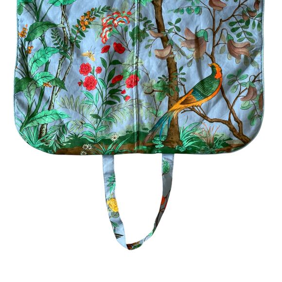 Authentic Gucci Tian Print Travel Garment Bag Blue Luxury Travel Accessory NEW - Picture 3 of 16